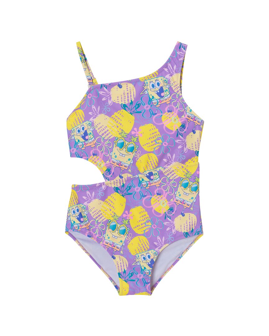 Andy & Evan X Spongebob Squarepants™ Pineapple One-piece In Purple