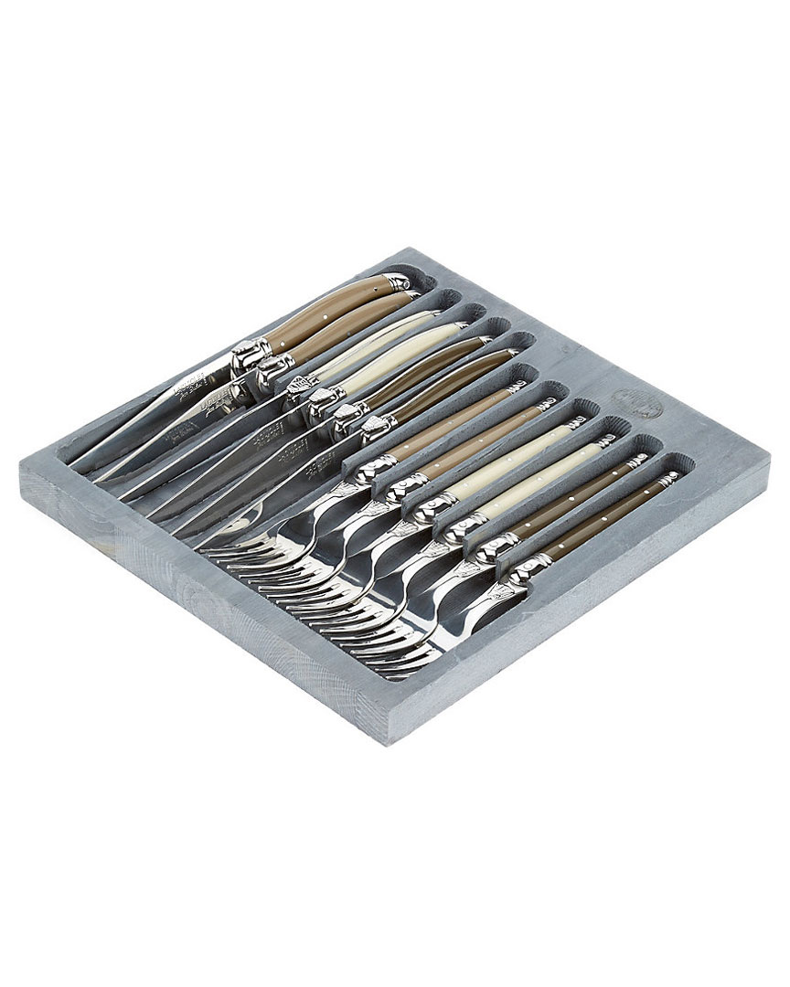 Jean Dubost Laguiole 12pc Flatware Set