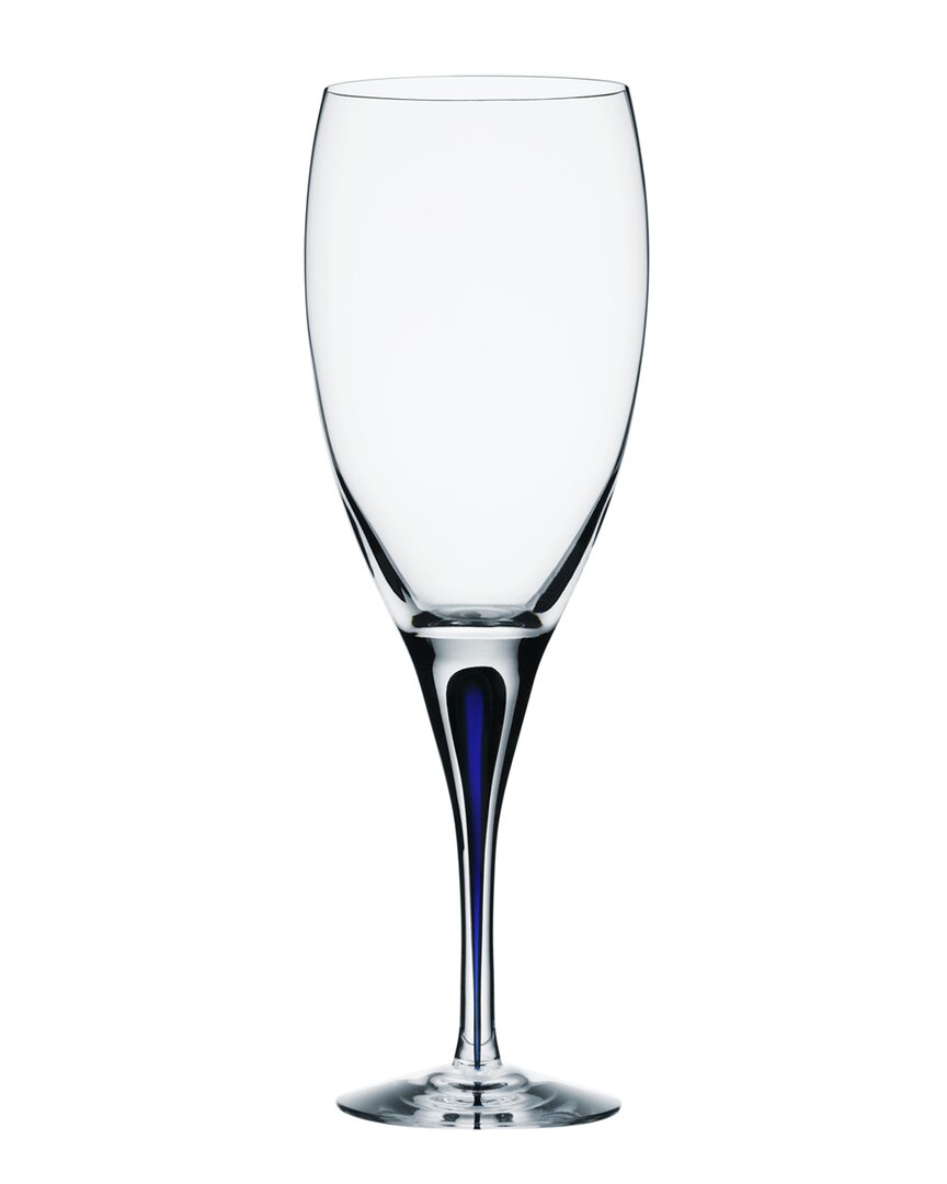 Kosta Boda Orrefors Intermezzo Blue 14.2oz Wine Glass