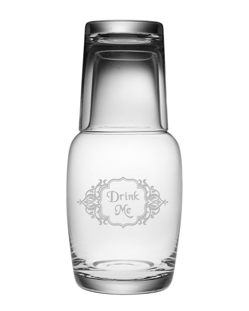 Susquehanna Glass 2pc Drink Me Night Bottle Set