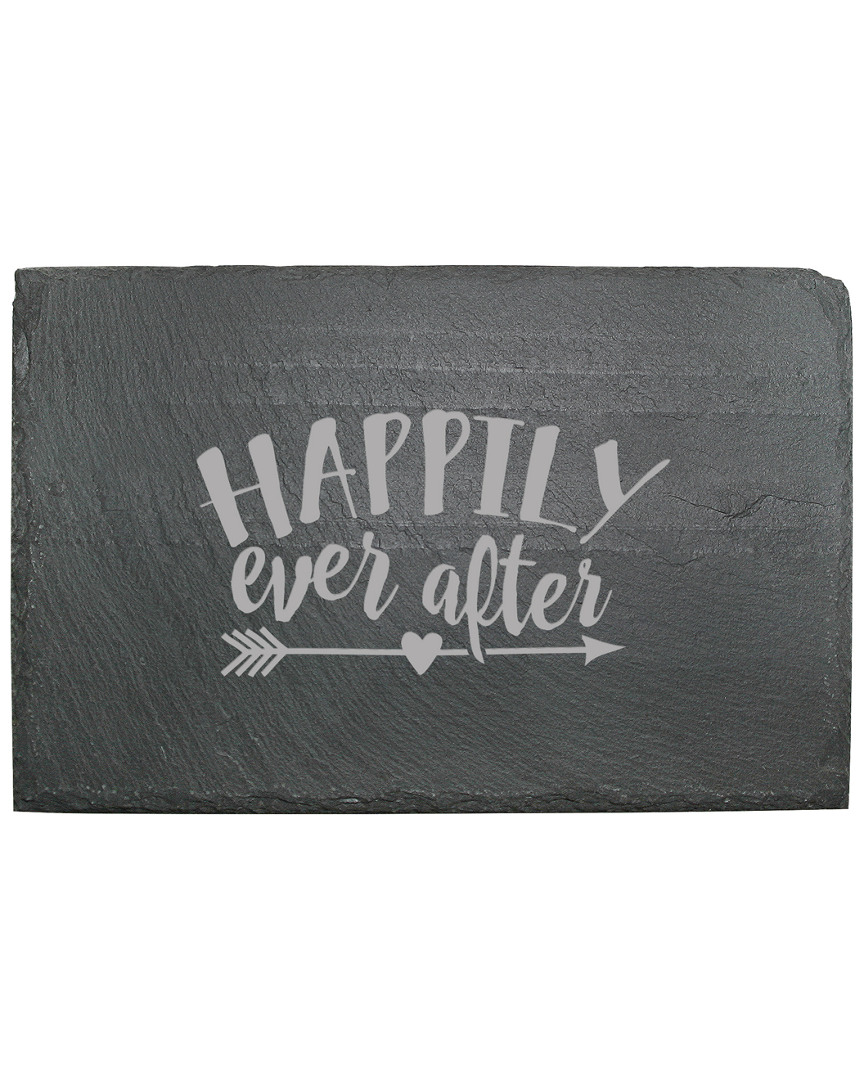 Susquehanna Glass Happily Ever After Slate Cheese Server