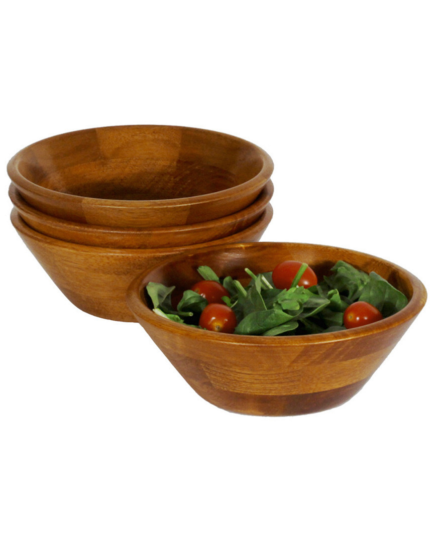 Woodard & Charles Set Of Four 7in Salad Bowls