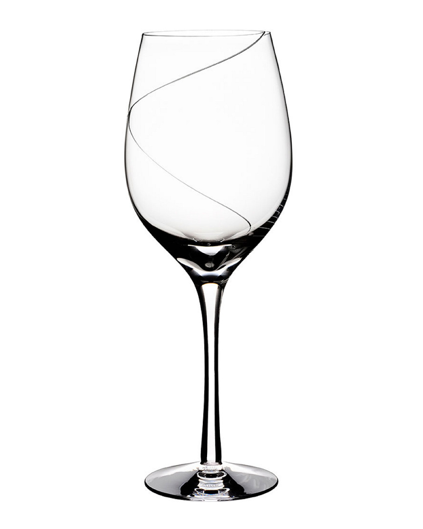 Kosta Boda Eclipse Xl Red Wine Glass In Clear