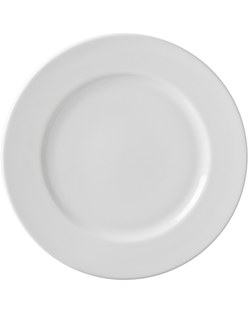 Ten Strawberry Street Set Of 6 Classic White Charger Plates