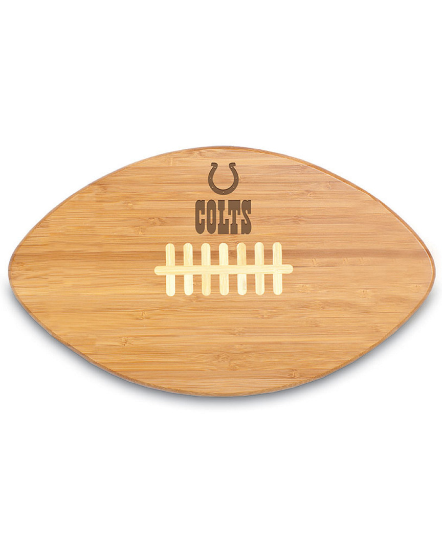 Picnic Time Indianapolis Colts Touchdown Pro Cutting Board In Multicolor