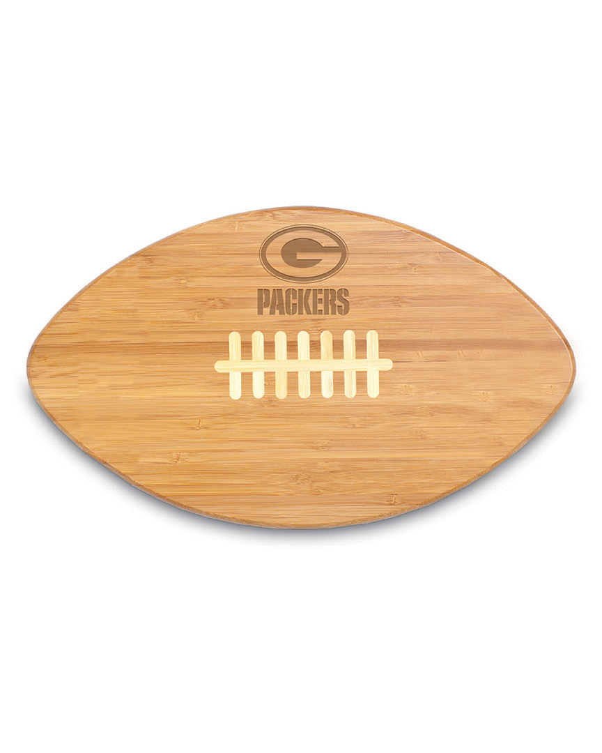 Picnic Time Green Bay Packers Touchdown Pro Cutting Board In Multicolor