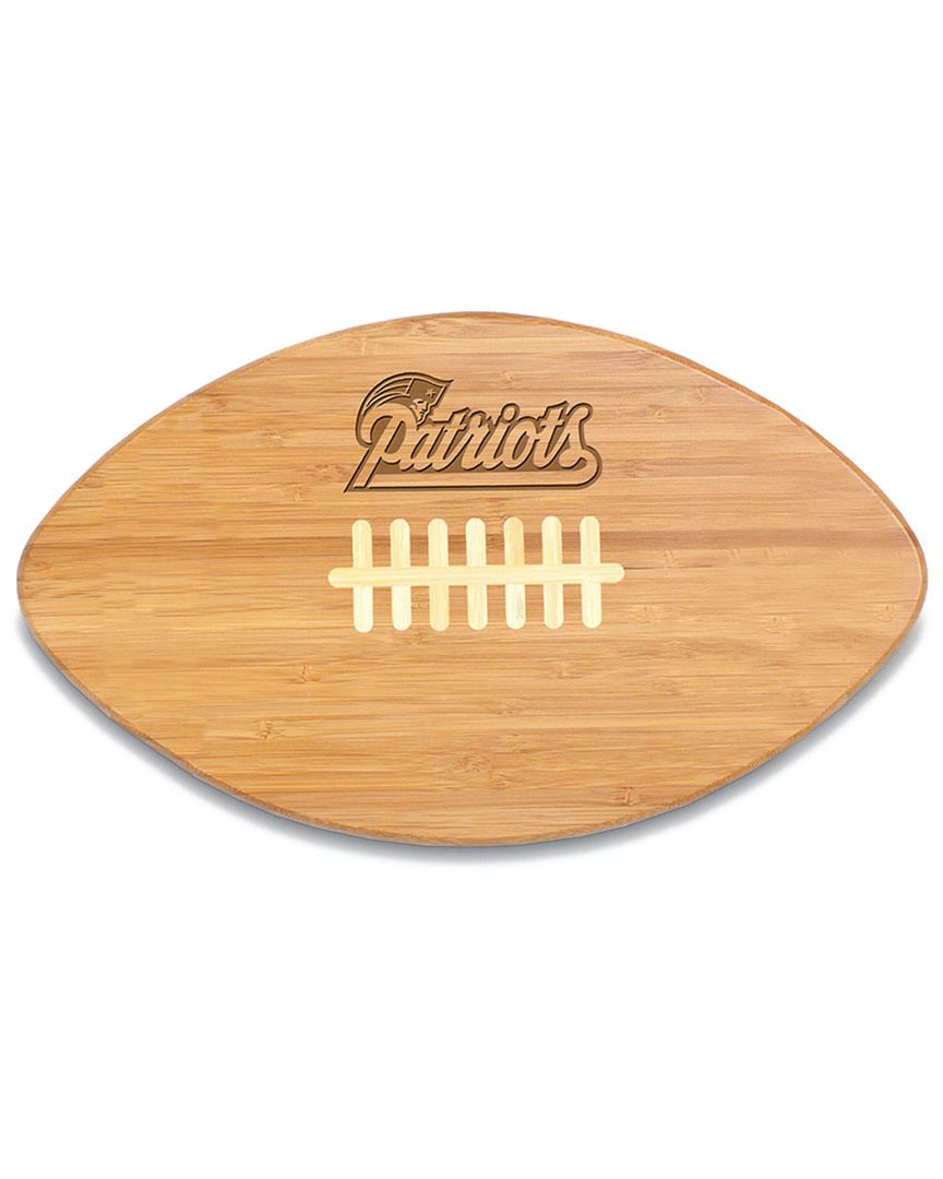 Picnic Time New England Patriots Touchdown Pro Cutting Board In Multicolor