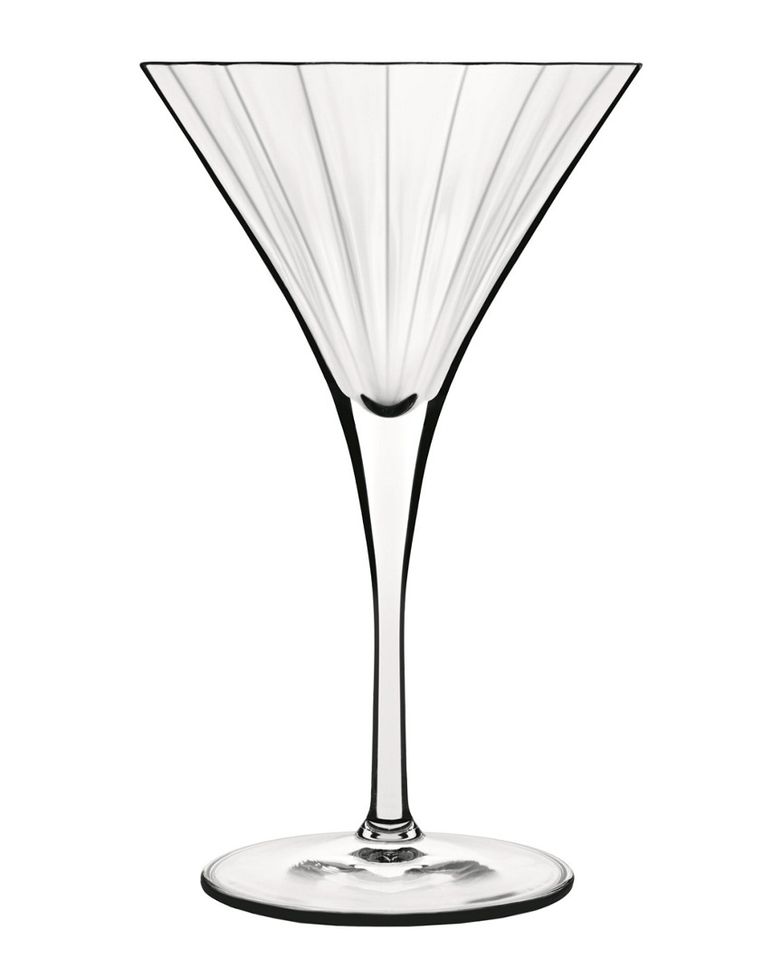 Luigi Bormioli Bach 8.25oz Martini Or Cocktail Glasses (set Of 4)