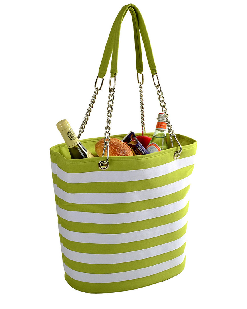Picnic At Ascot Insulated Cooler Tote With Chain Handle