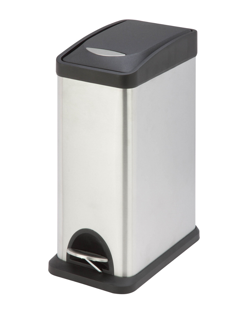 Honey-can-do 8l Rectangular Step Can In Nocolor