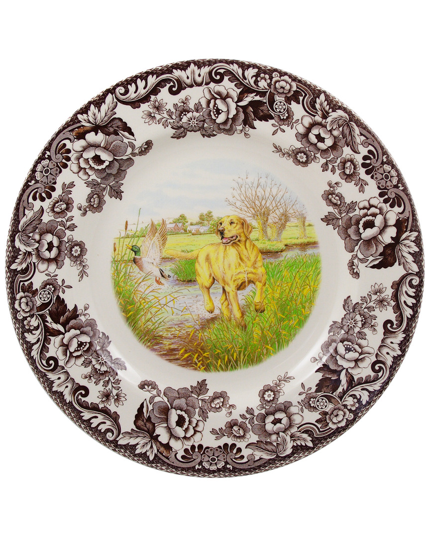 Spode Woodland Hunting Dogs Salad Plate