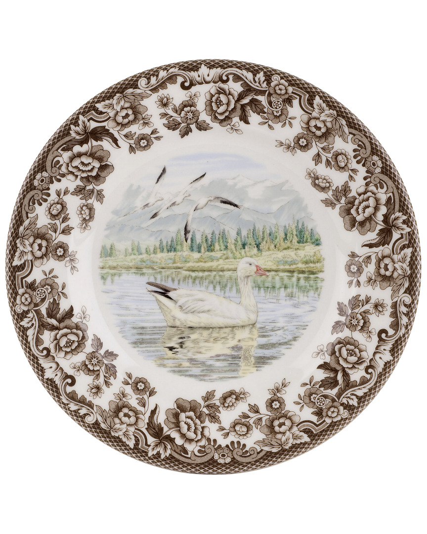 Spode Woodland Snow Goose Salad Plate