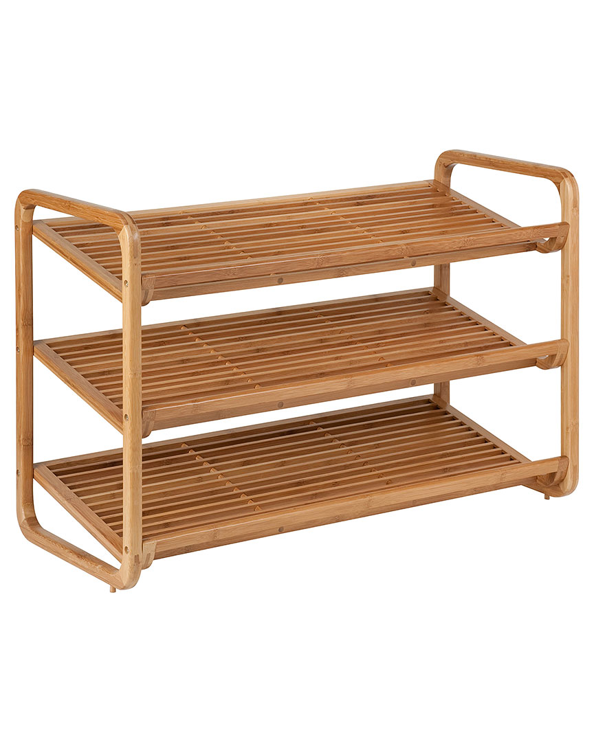 Honey-can-do 3-tier Shoe Rack In Nocolor