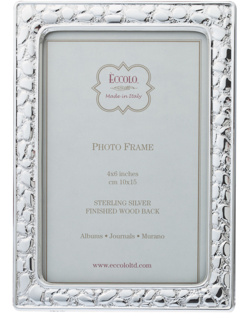 Eccolo Giraffe Sterling Silver Frame In Silver