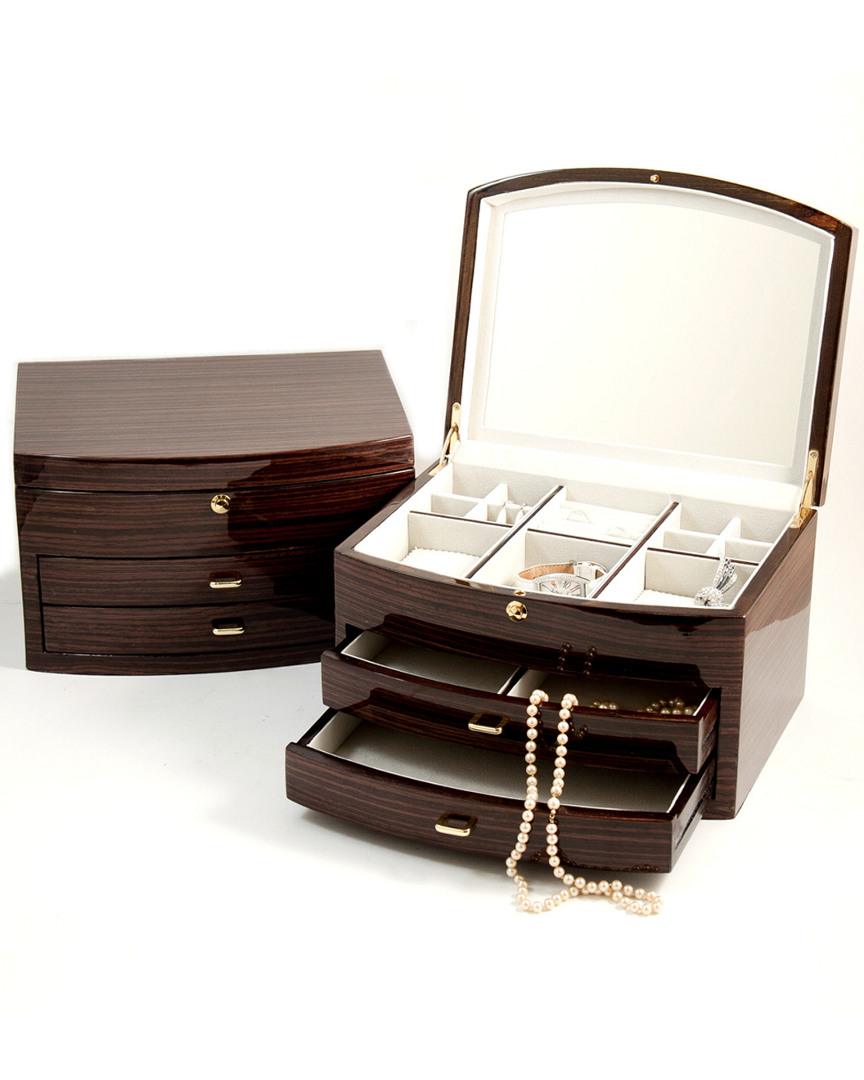 Bey-berk Laquered Wood Jewelry Box