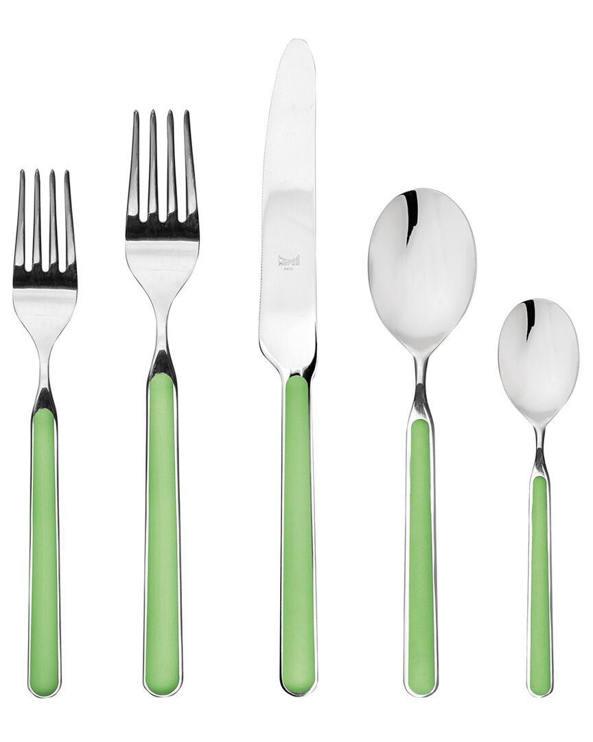 Mepra 5pc Place Setting In Green