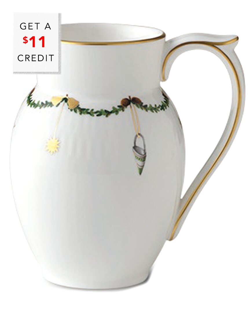 Royal Copenhagen Star Fluted Christmas Creamer