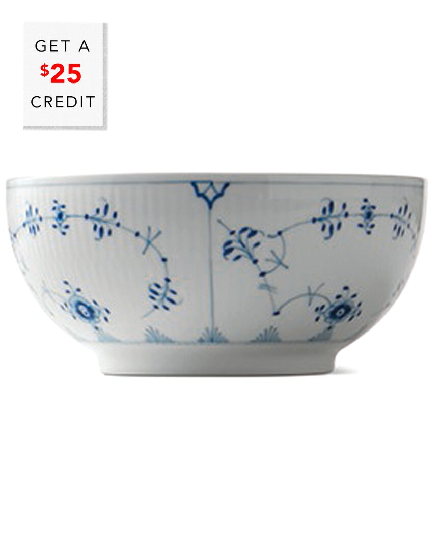 Royal Copenhagen Fluted Plain Bowl 1qtr.