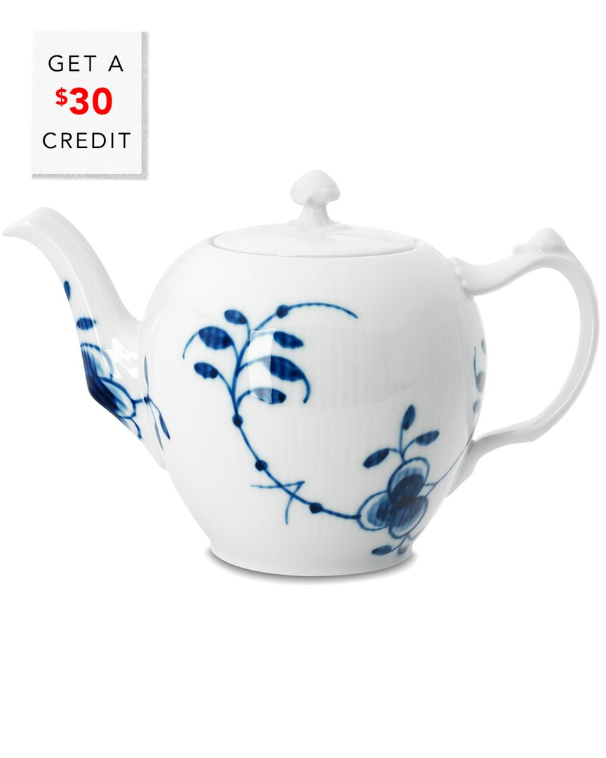 Royal Copenhagen Blue Fluted Mega Tea Pot