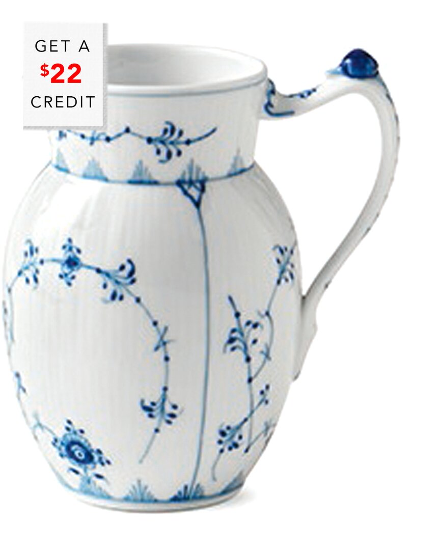 Royal Copenhagen Blue Fluted Plain Jug