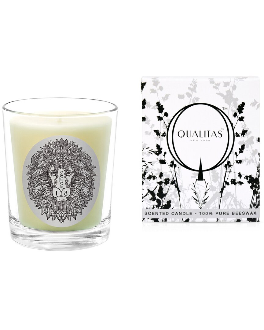 Qualitas 18 Library Way 6.5oz Beeswax Candle