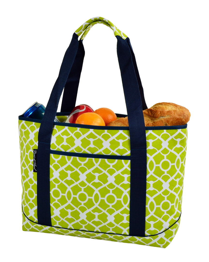 Picnic At Ascot Large Insulated Cooler Bag In Green