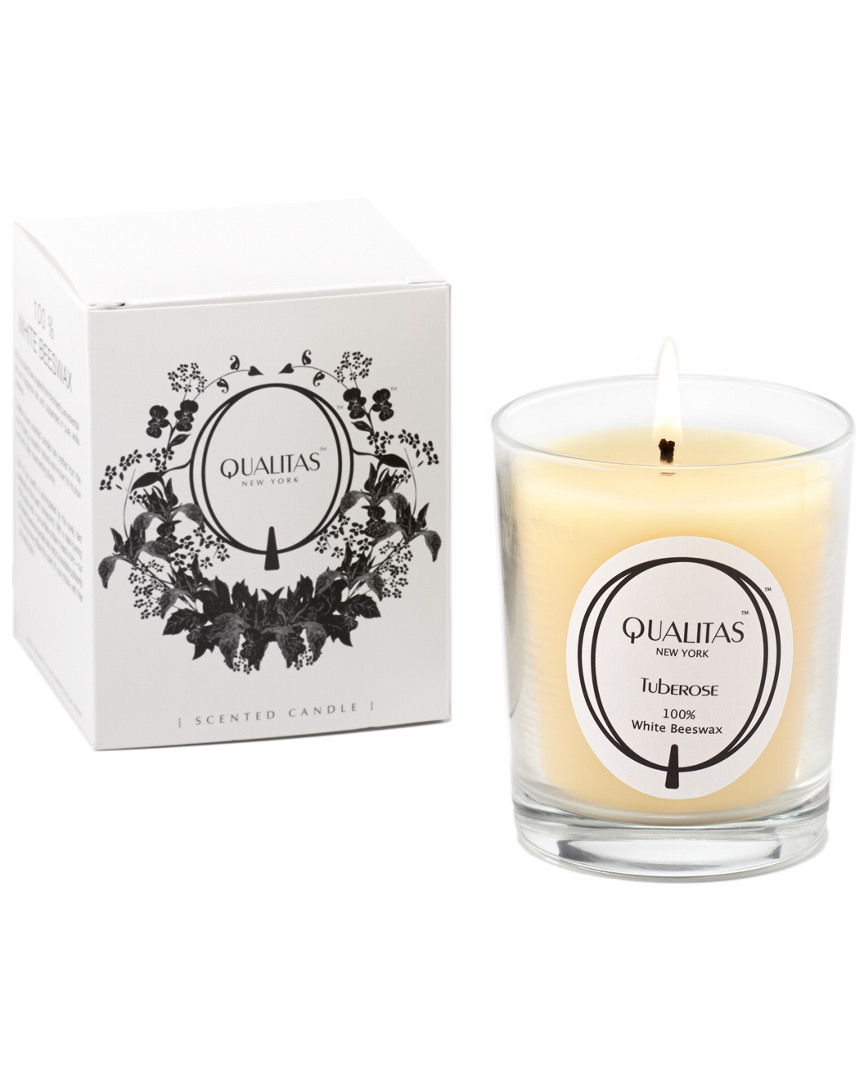 Qualitas Tuberose 6.5oz Beeswax Candle