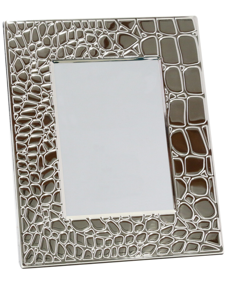 Shop Bey-berk Silver-plated Croco Frame