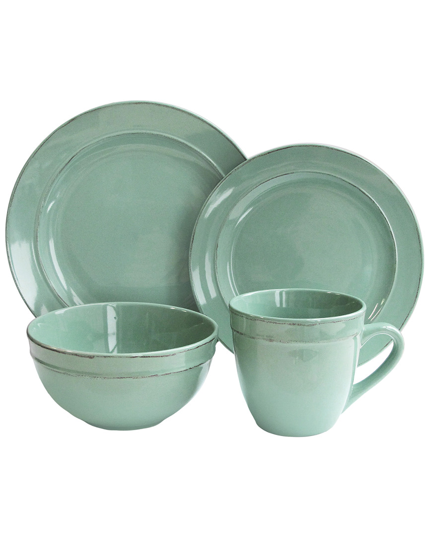 Jay Imports Olivia Seafoam 16pc Dinnerware Set