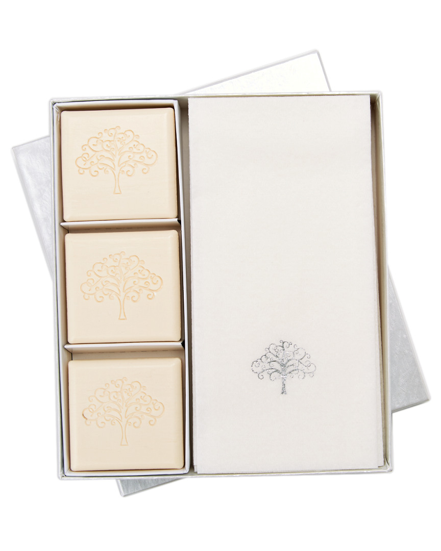 Carved Solutions Tree Of Life 15pc Soap & Towel Set