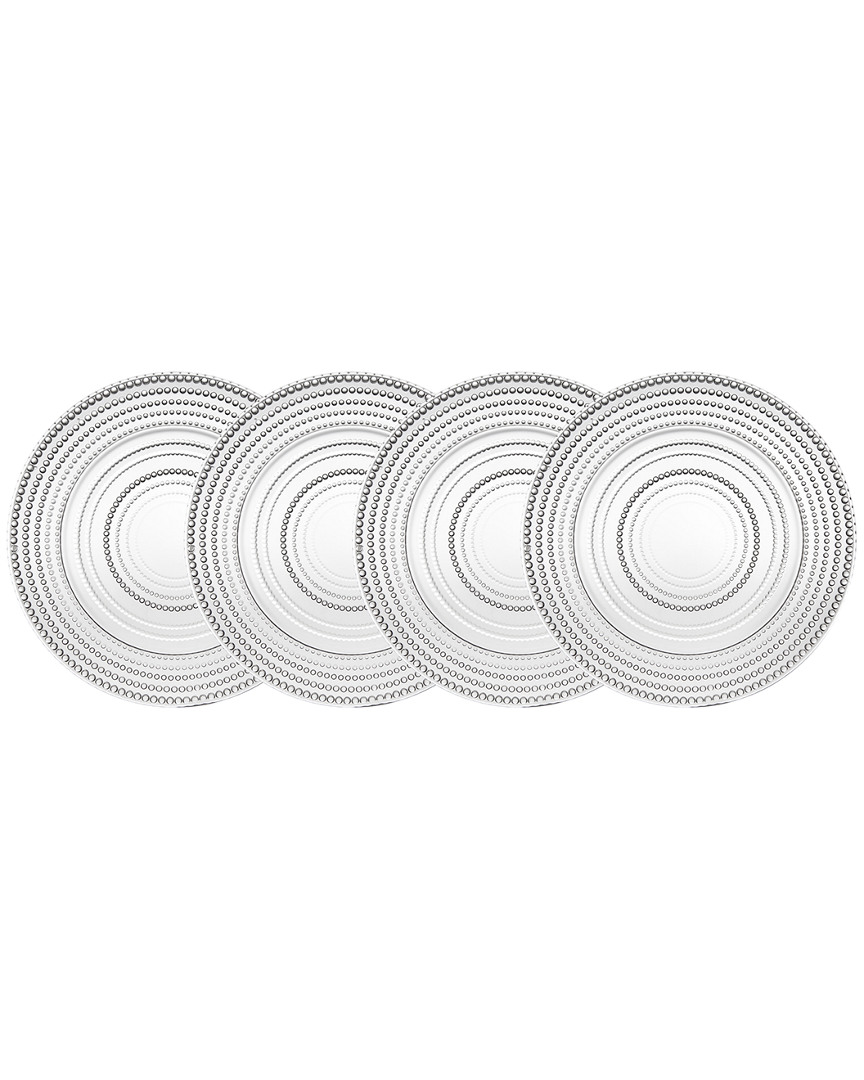 Godinger Lumina Set Of Four 10.5in Dinner Plates