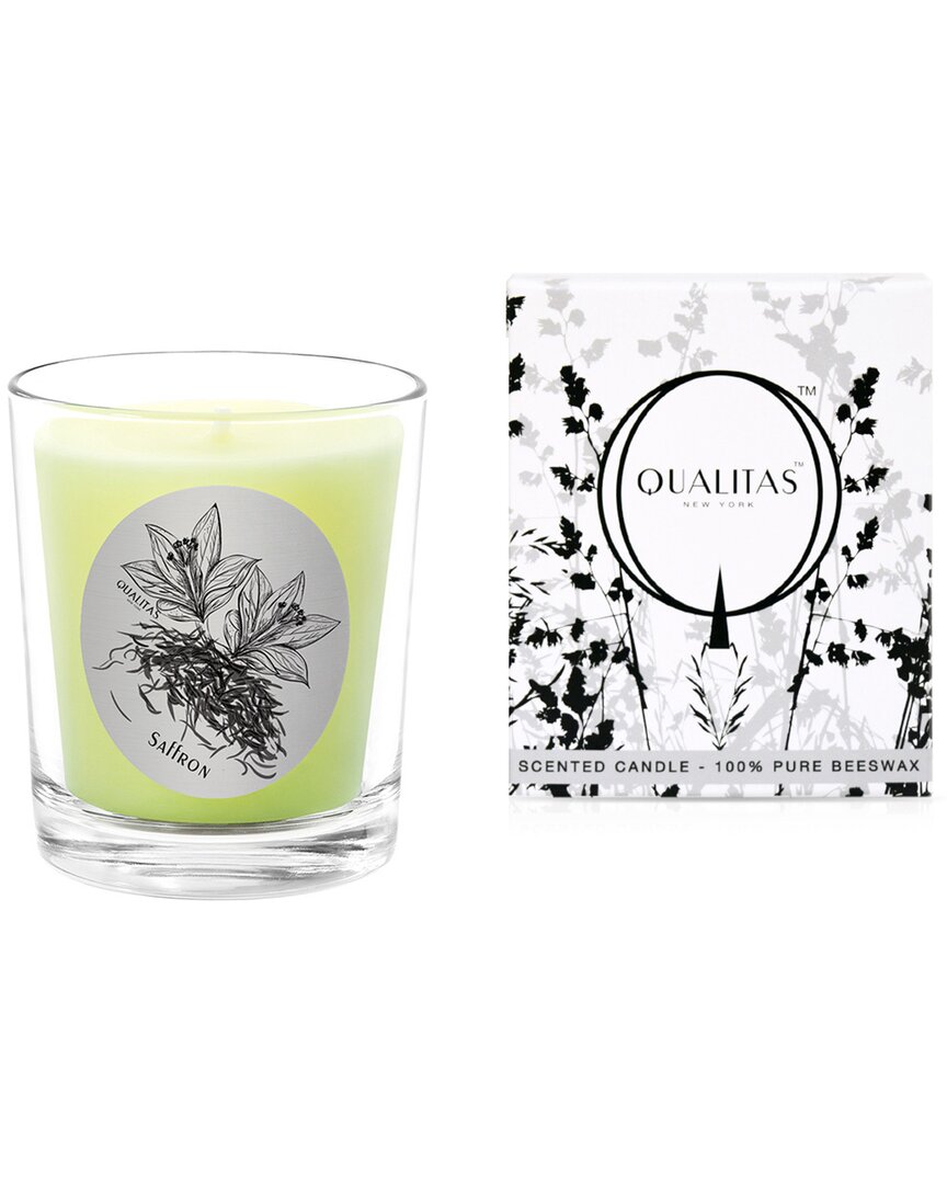 Qualitas Saffron 6.5oz Beeswax Candle