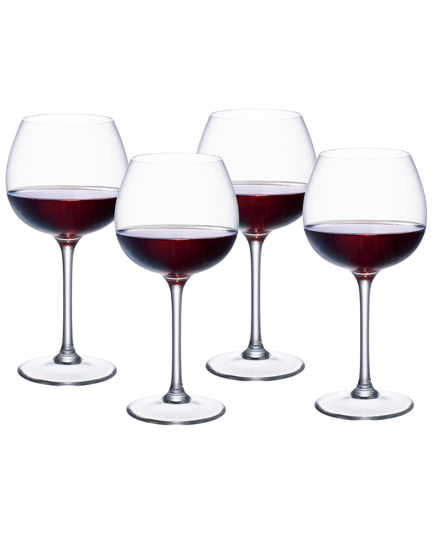 Shop Villeroy & Boch Purismo Bar Set Of 4 Red Wine Glasses