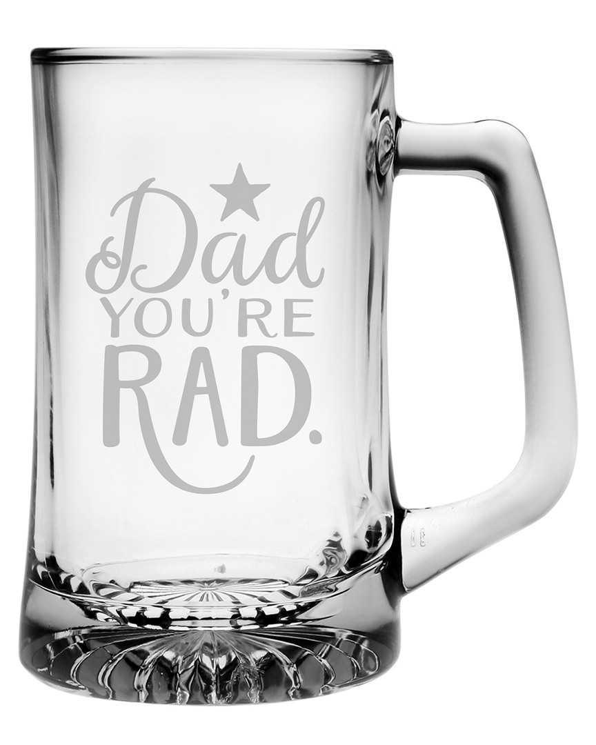 Susquehanna Glass Dad You're Rad Jumbo Beer Mug