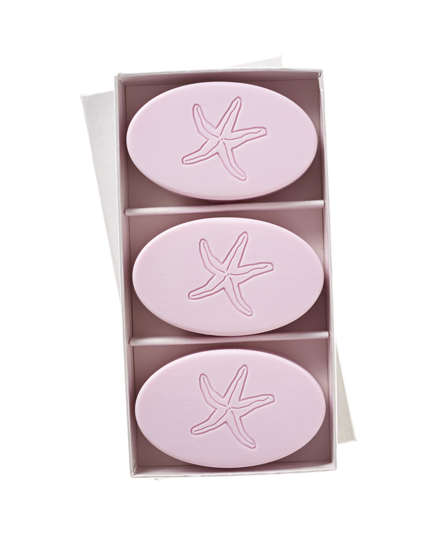 Carved Solutions Starfish Set Of 3 Soap Bars