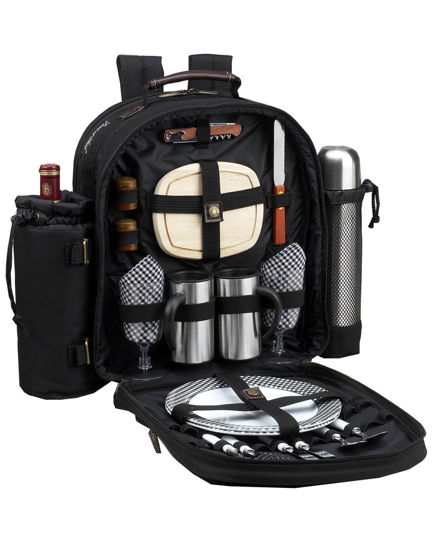 Picnic At Ascot Classic Coffee & Picnic Backpack For 2