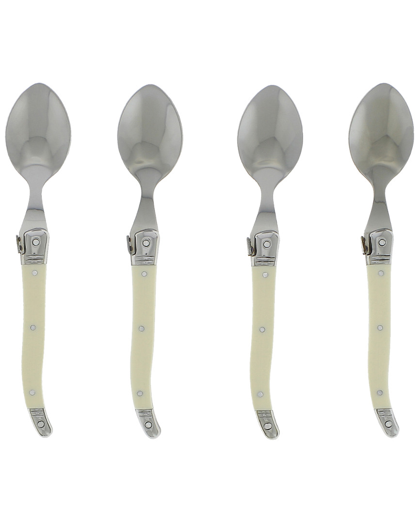 French Home Laguiole 4pc Coffee Spoon Set