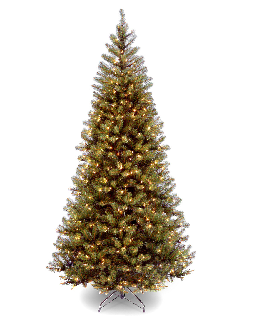 National Tree Company 7.5ft Aspen Spruce Tree With Clear Lights