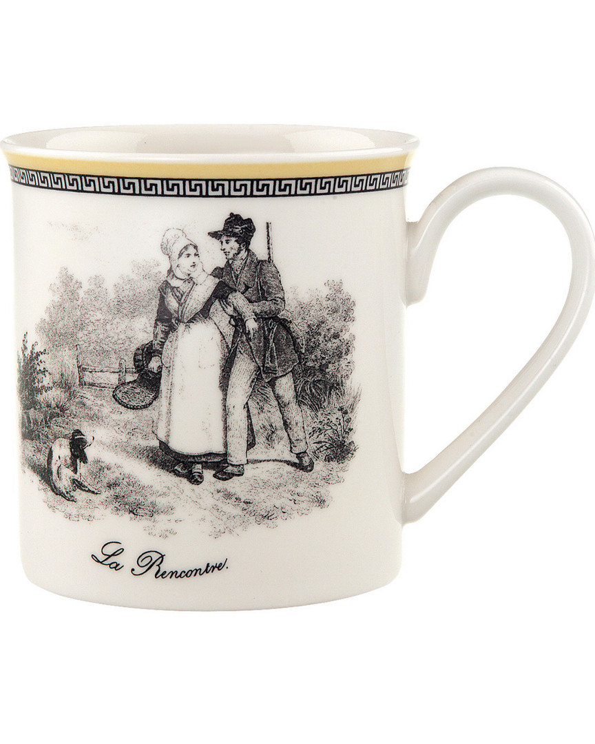 Villeroy & Boch Audun Mug In Yellow Multi
