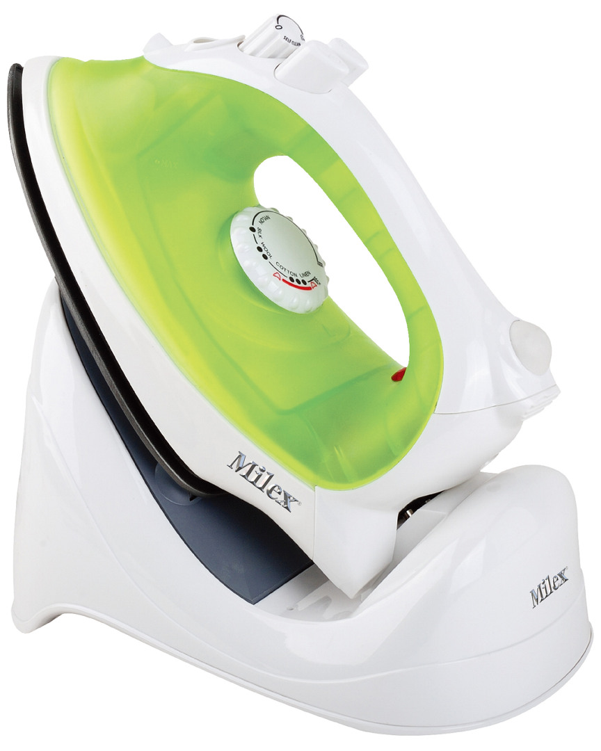 Beautyko Milex Xpress Cordless Rechargeable Steam Iron In Green