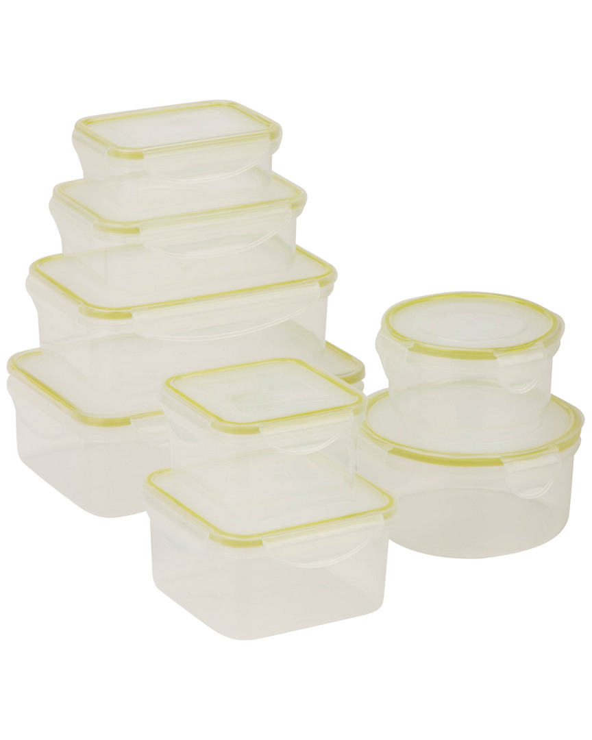 Honey-can-do Snap-tab 8pc Food Storage Set In Nocolor