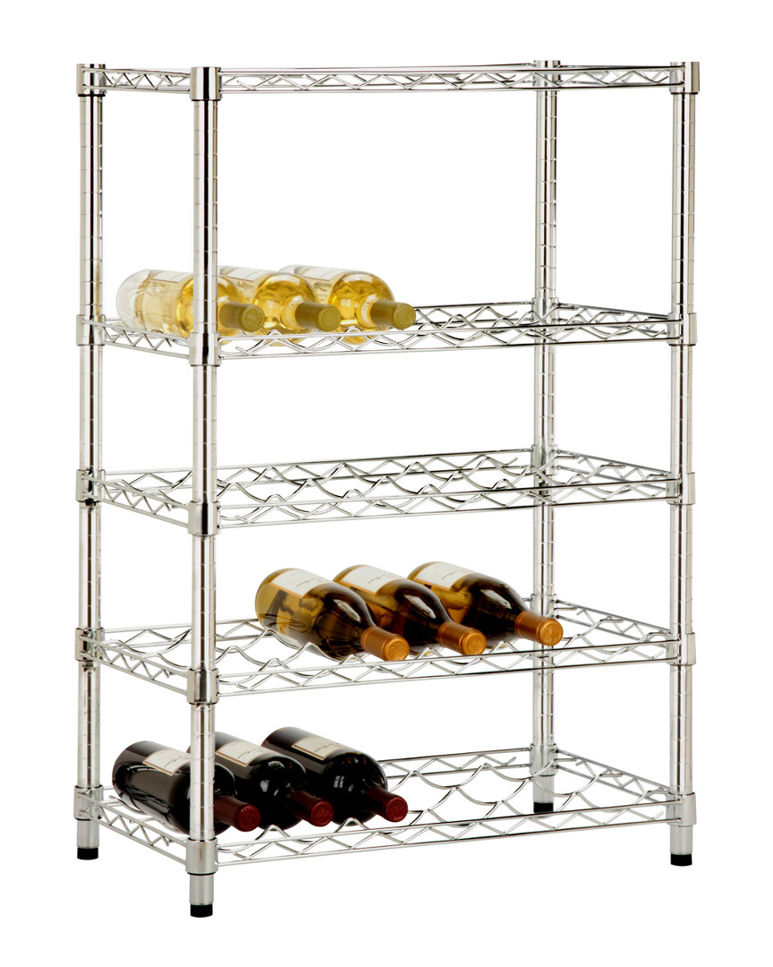 Honey-can-do 4-tier Wine Rack In Nocolor