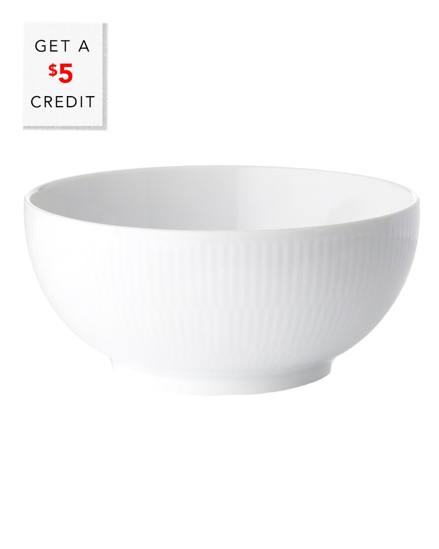 Royal Copenhagen White Fluted Bowl
