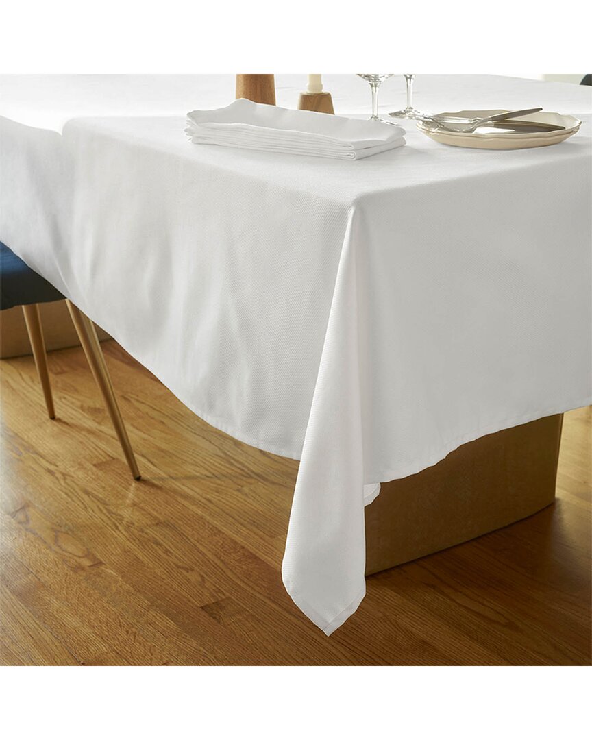 Garnier Thiebaut Hotel Collection By Overall Partridge Eye Tablecloth In White
