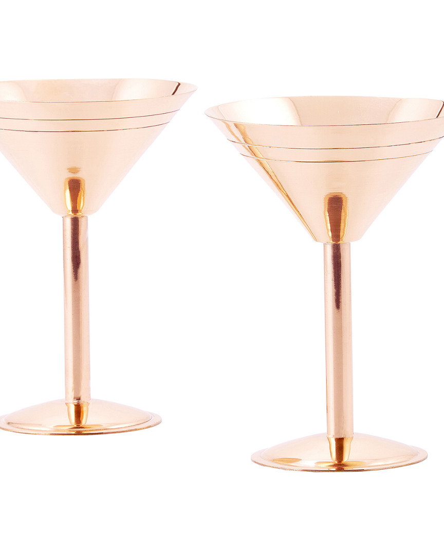 Old Dutch Martini Glass Set In Nocolor