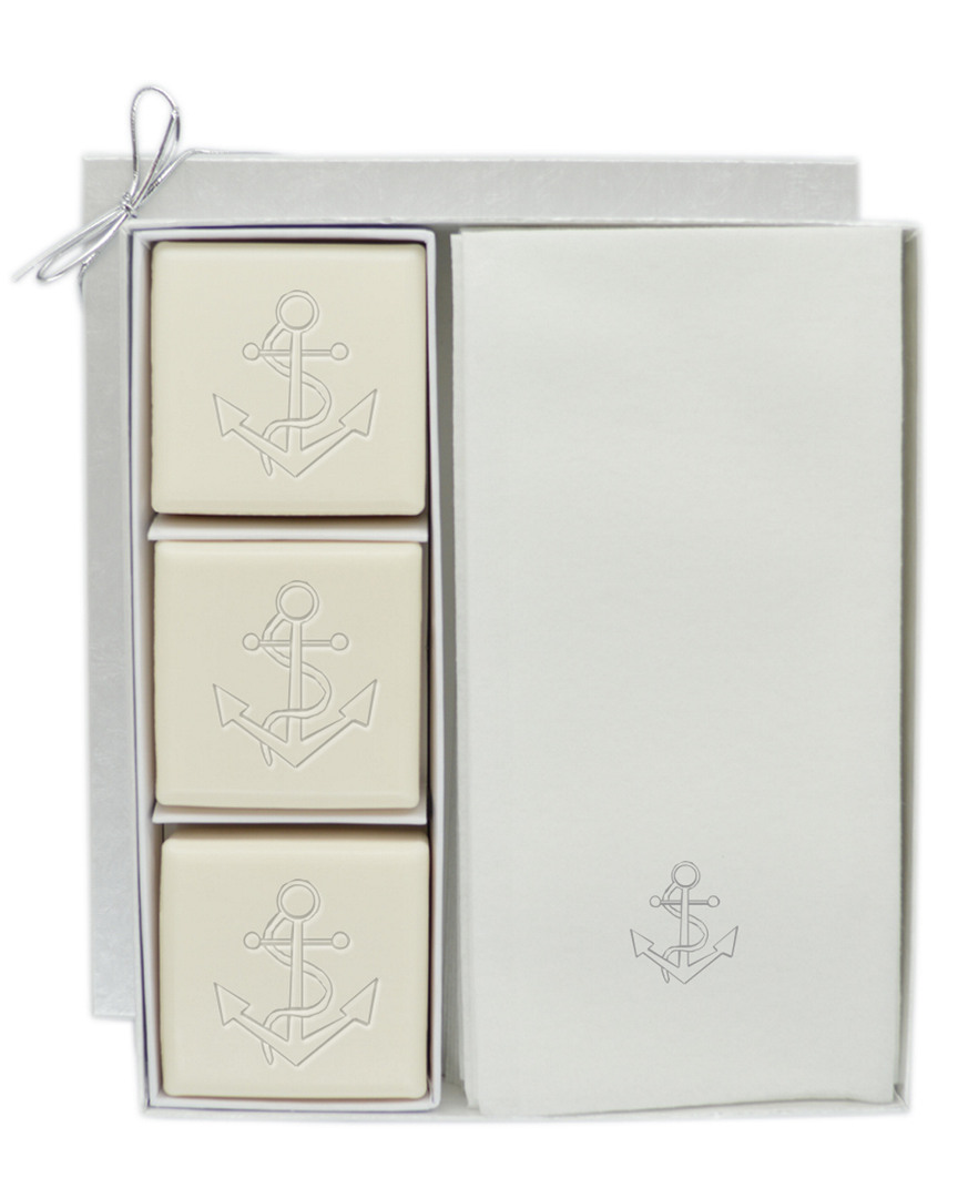 Carved Solutions Anchor Soap Set