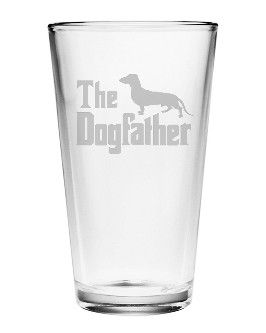 Susquehanna Glass Set Of 4 16oz The Dogfather Pint Glasses