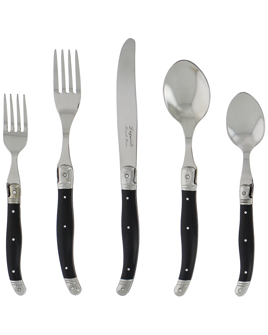 French Home 20pc Laguiole Stainless Steel Flatware Set