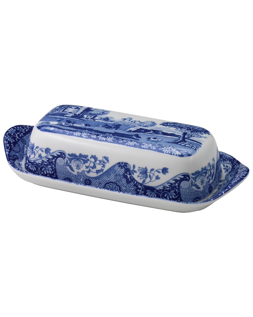 Shop Spode Blue Italian Covered Butter Dish