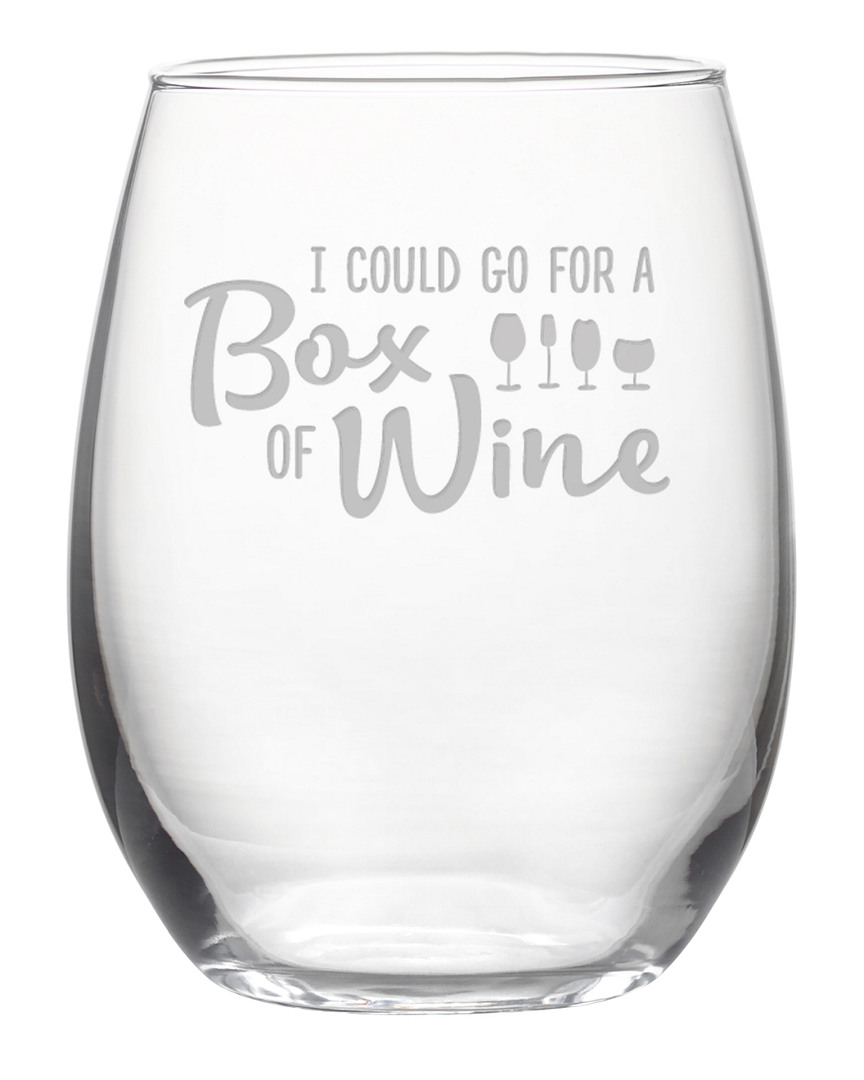 Susquehanna Glass Dnu Unprofitable  Box Of Wine Stemless Wine & Gift Box